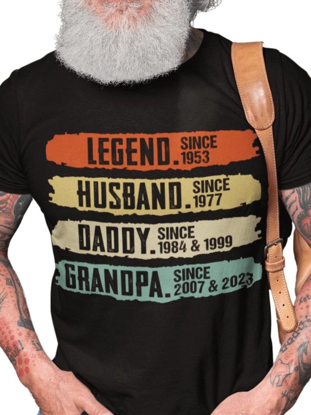 Grandpa The Man The Myth The Bad Influence Shirt, Grandpa Shirt